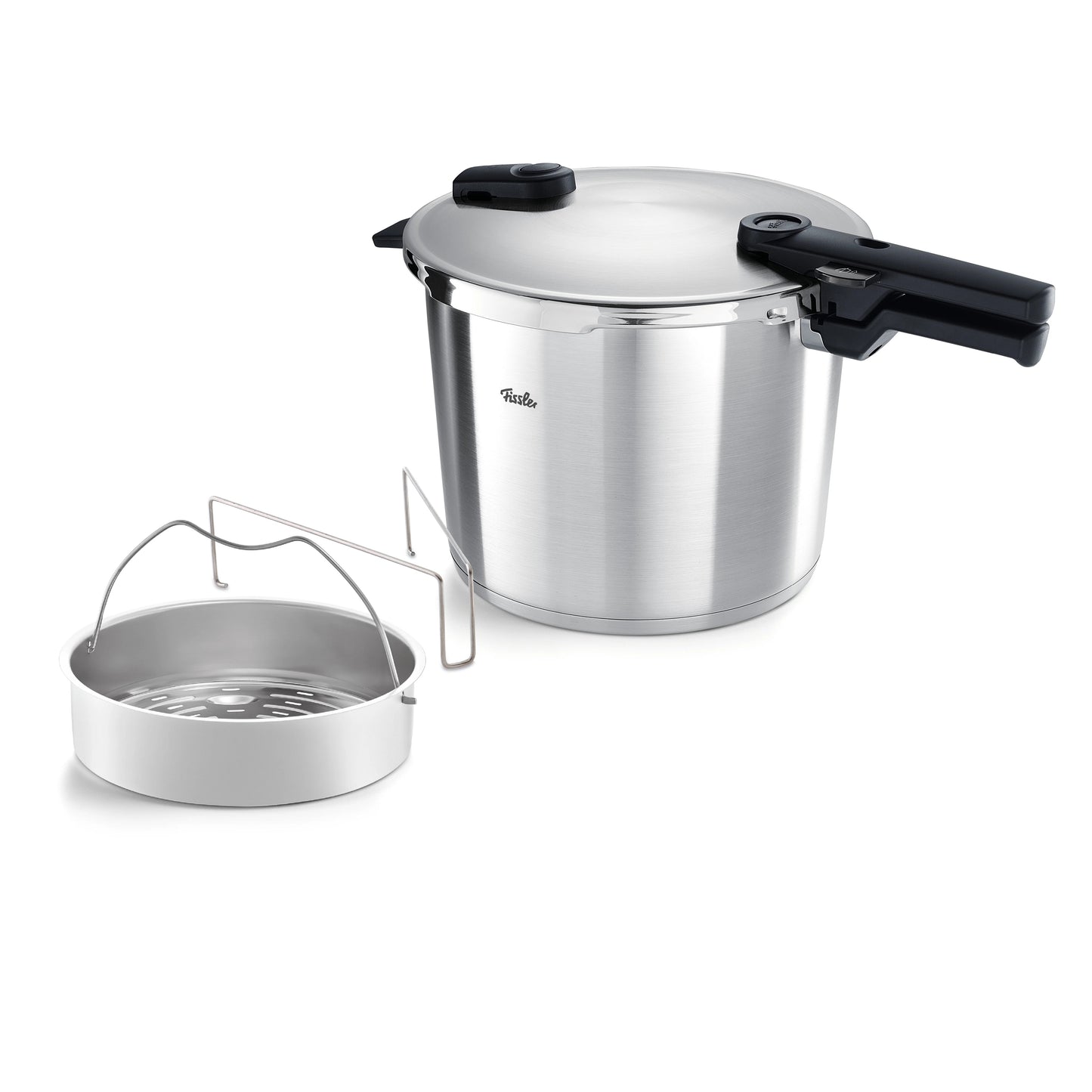 Vitaquick® Premium Pressure Cooker with Steamer Insert and Tripod