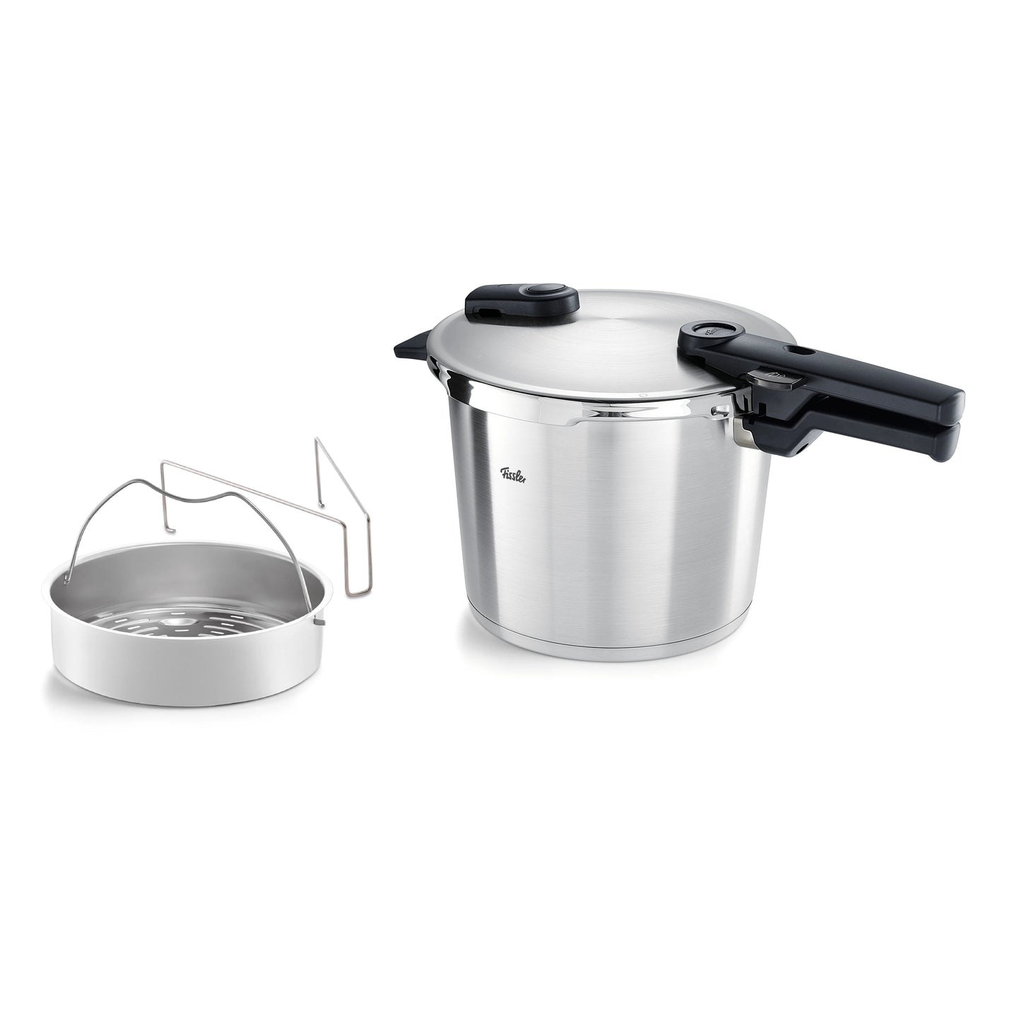 Vitaquick® Premium Pressure Cooker with Steamer Insert and Tripod