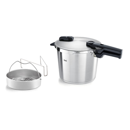 Vitaquick® Premium Pressure Cooker with Steamer Insert and Tripod