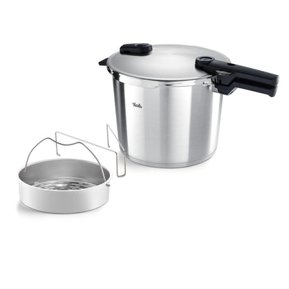 Vitaquick® Premium Pressure Cooker with Steamer Insert and Tripod